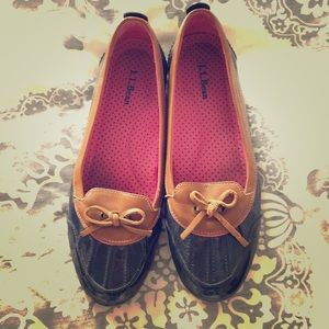 LL Bean rain skimmers EUC size 7
